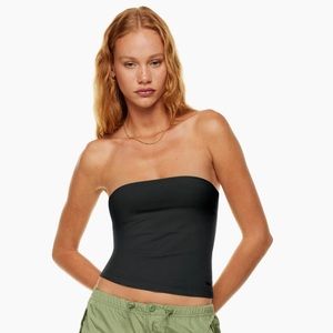 Aritzia TNA Black Hold-It Virginia Hip Tube Top Size S
